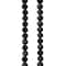 12 Pack: Jet Black Faceted Glass Round Beads, 6mm by Bead Landing™